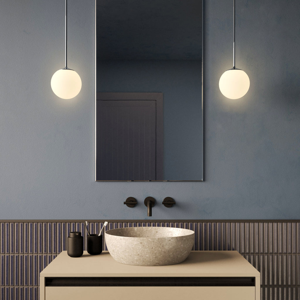 Astro Nara Globe Glass Shade in White (Opal)