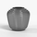 Astro Nara Taper Ribbed Glass Shade in Smoke