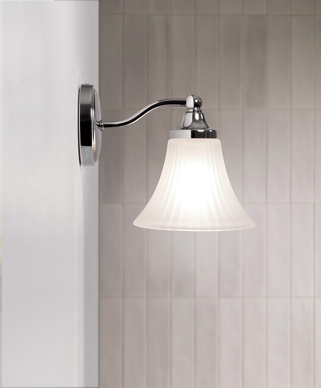 Astro Nena Bathroom Wall Light in Polished Chrome