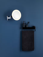 Astro Niimi Round LED Bathroom Magnifying Mirror in Polished Chrome