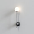 Astro Orb Single Bathroom Wall Light in Polished Chrome