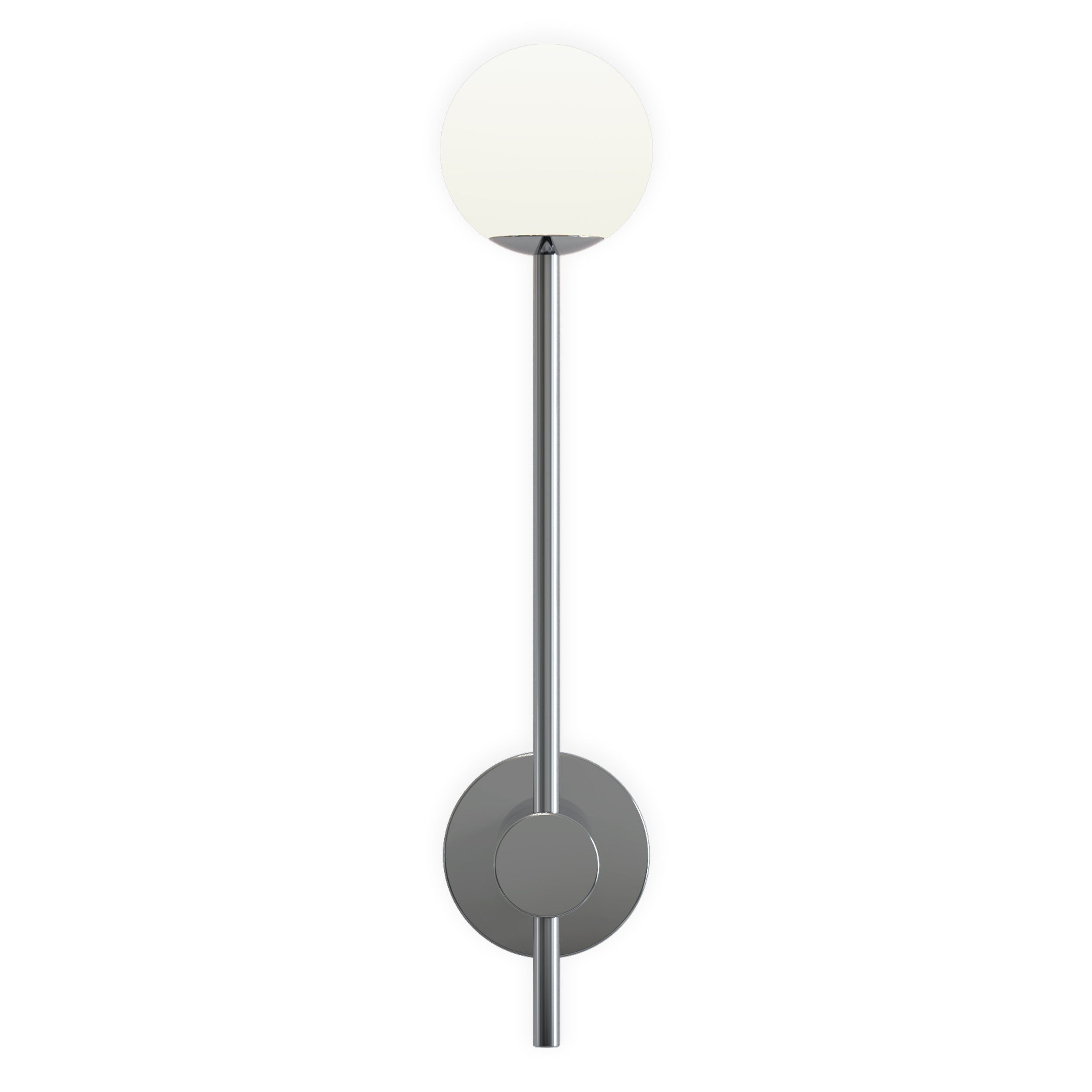 Astro Orb Single Bathroom Wall Light in Polished Chrome