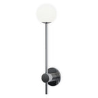 Astro Orb Single Bathroom Wall Light in Polished Chrome