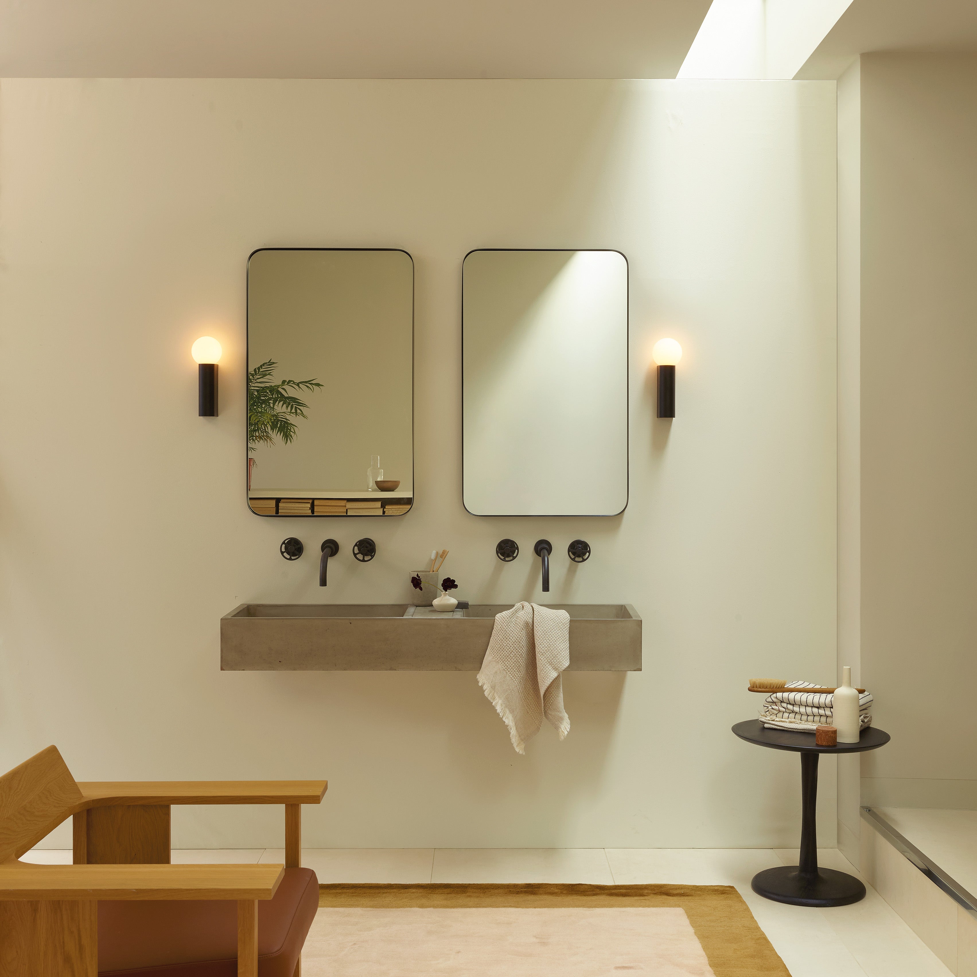 Astro Ortona Bathroom Wall Light in Matt Black