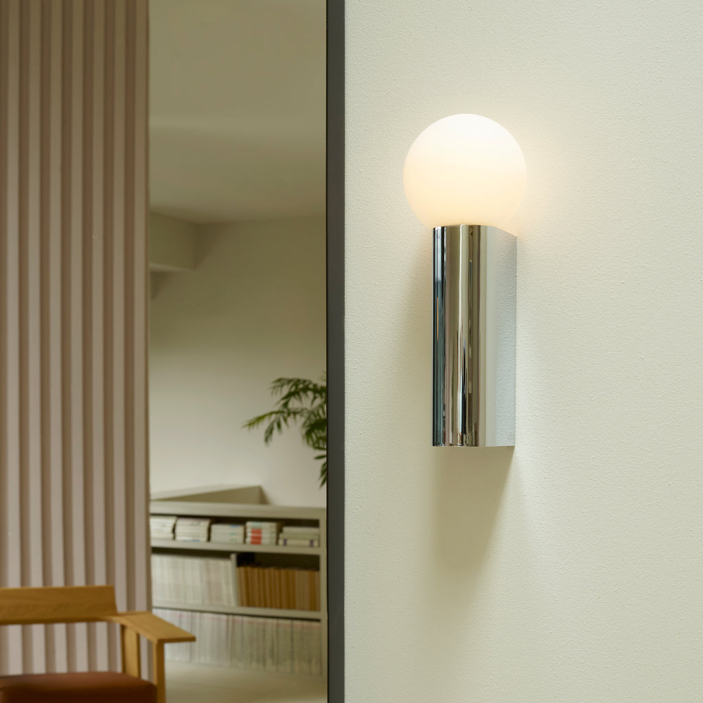 Astro Ortona Bathroom Wall Light in Polished Chrome