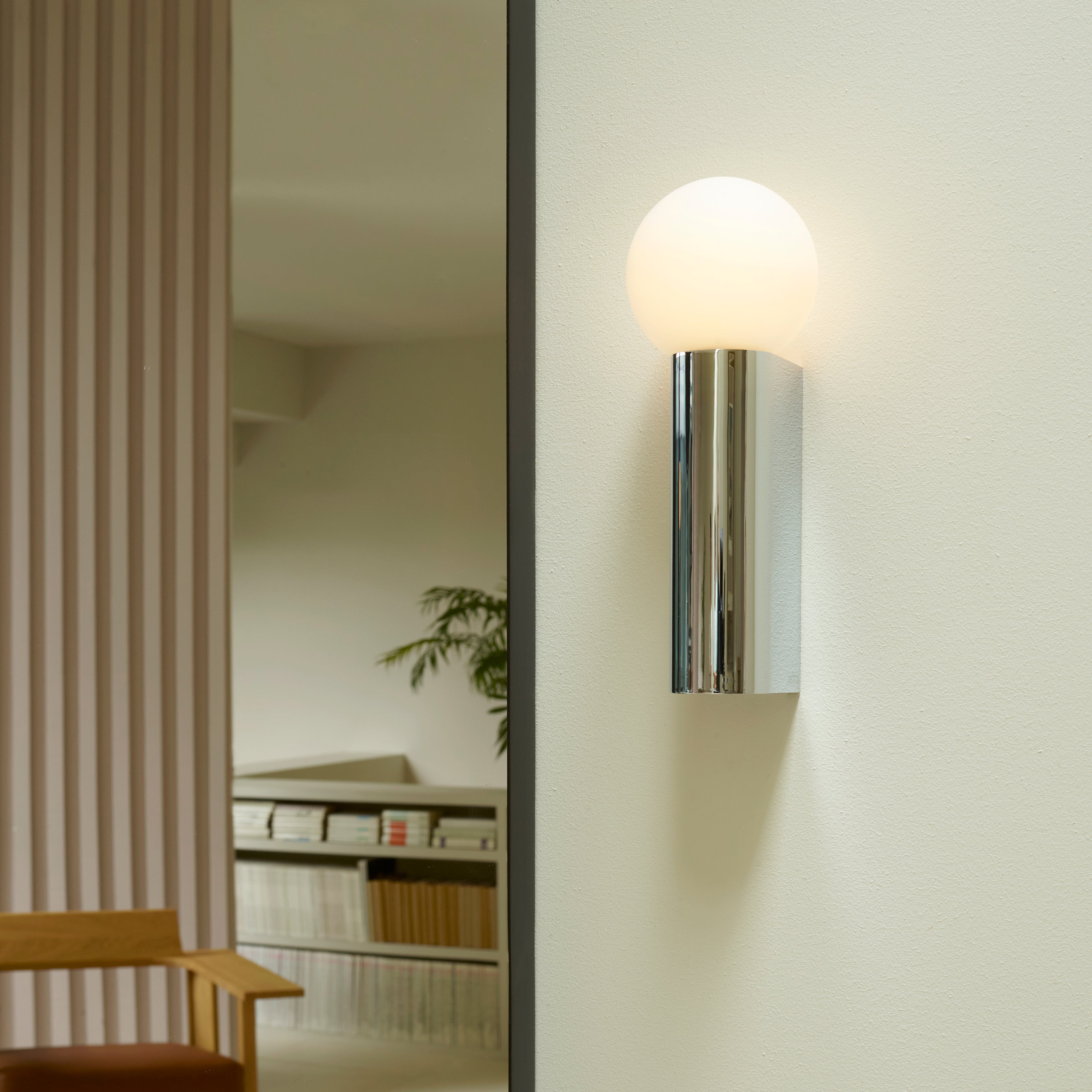 Astro Ortona Bathroom Wall Light in Polished Chrome