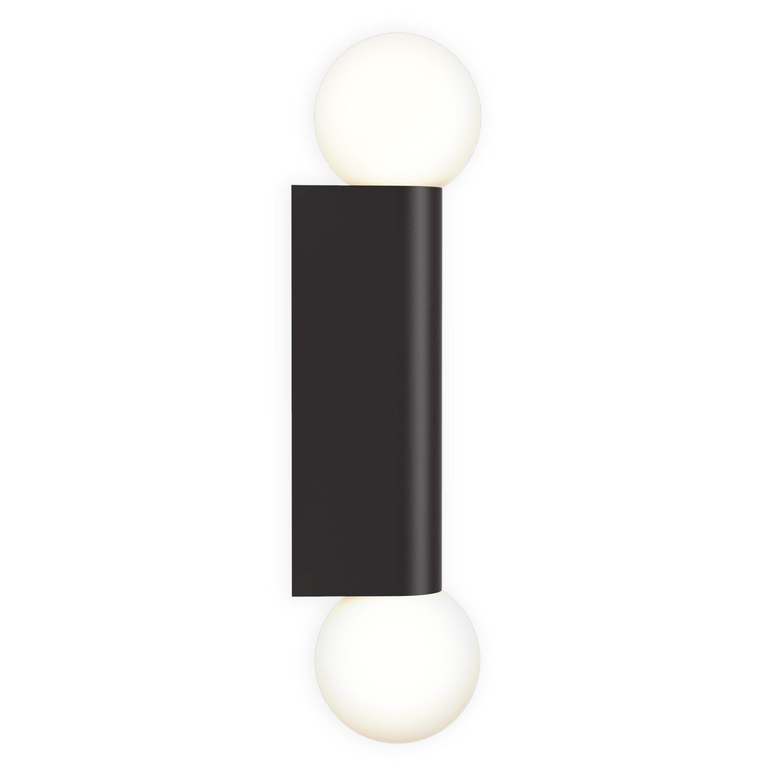 Astro Ortona Twin Bathroom Wall Light in Matt Black