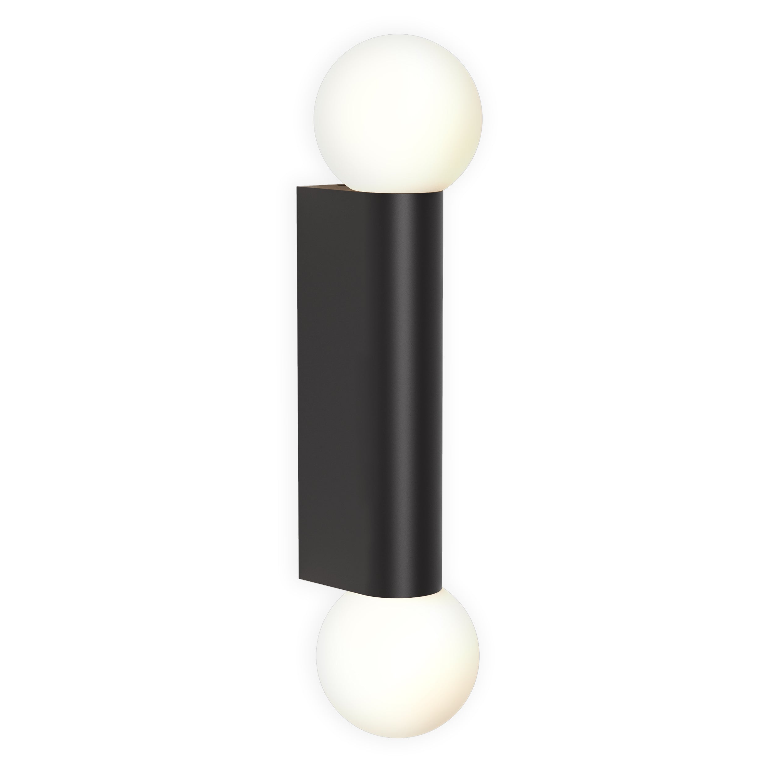Astro Ortona Twin Bathroom Wall Light in Matt Black