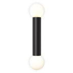 Astro Ortona Twin Bathroom Wall Light in Matt Black
