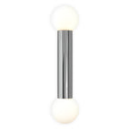 Astro Ortona Twin Bathroom Wall Light in Polished Chrome