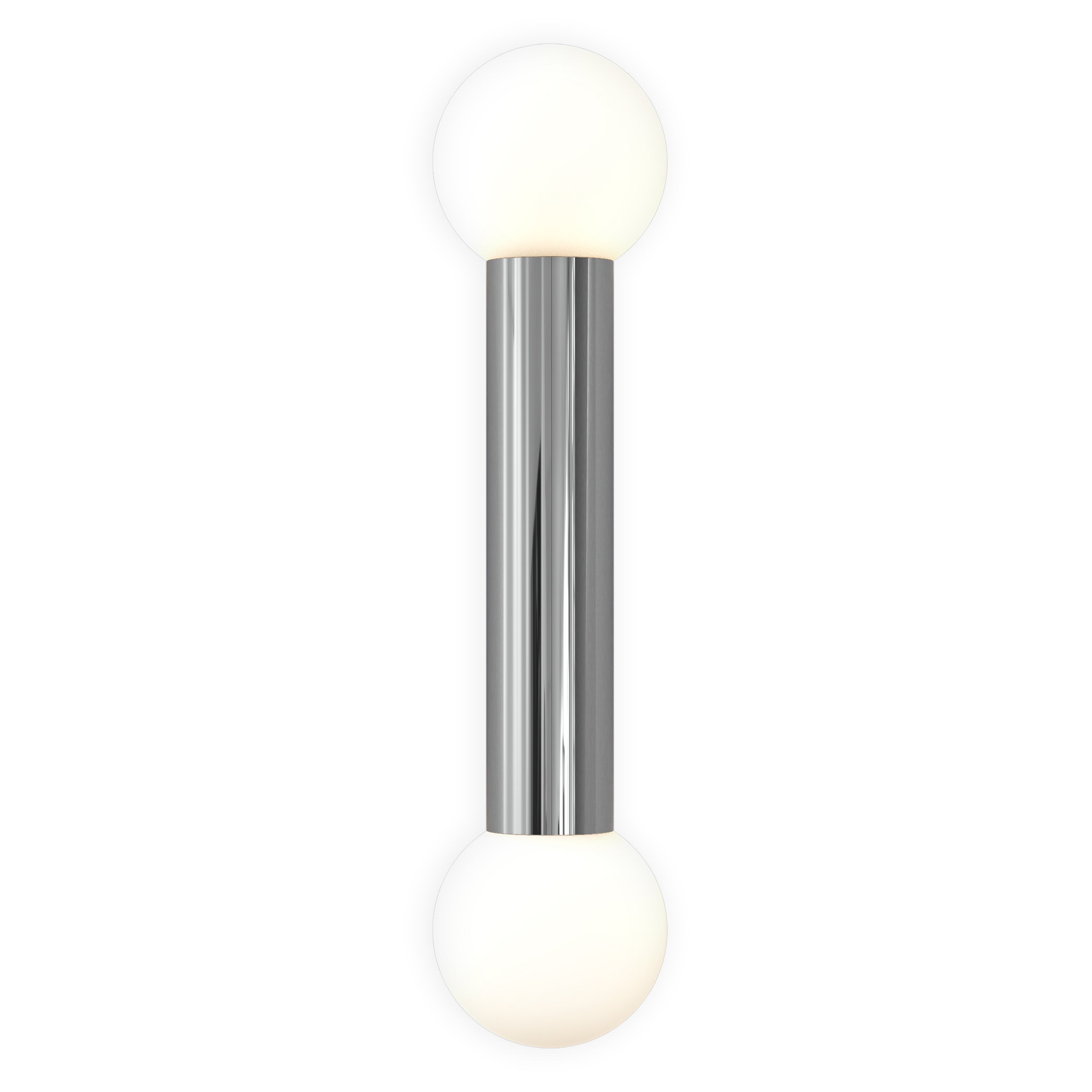 Astro Ortona Twin Bathroom Wall Light in Polished Chrome