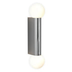 Astro Ortona Twin Bathroom Wall Light in Polished Chrome