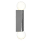Astro Ortona Twin Bathroom Wall Light in Polished Chrome