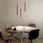 Astro Osca 400 Round Pendant Light in Plaster