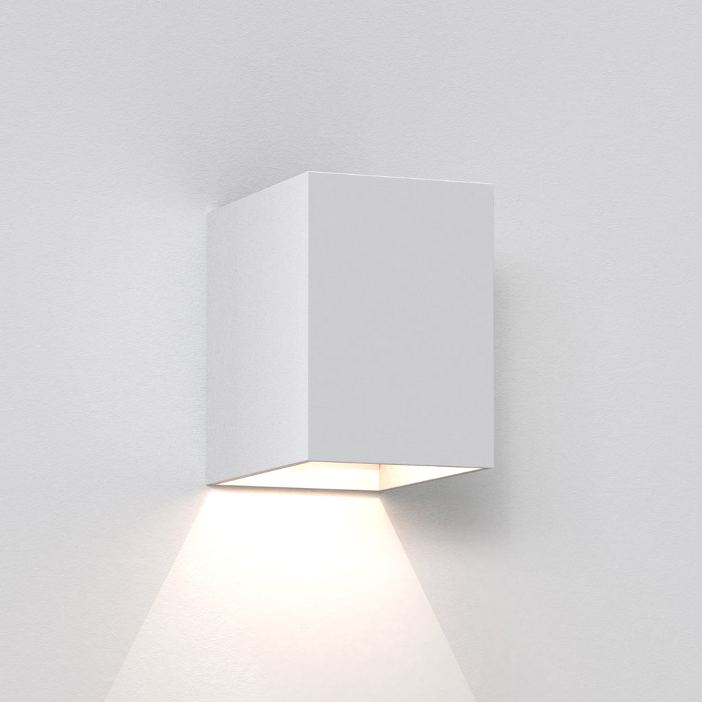 Astro Oslo 100 LED Outdoor Wall Light in Textured White IP65