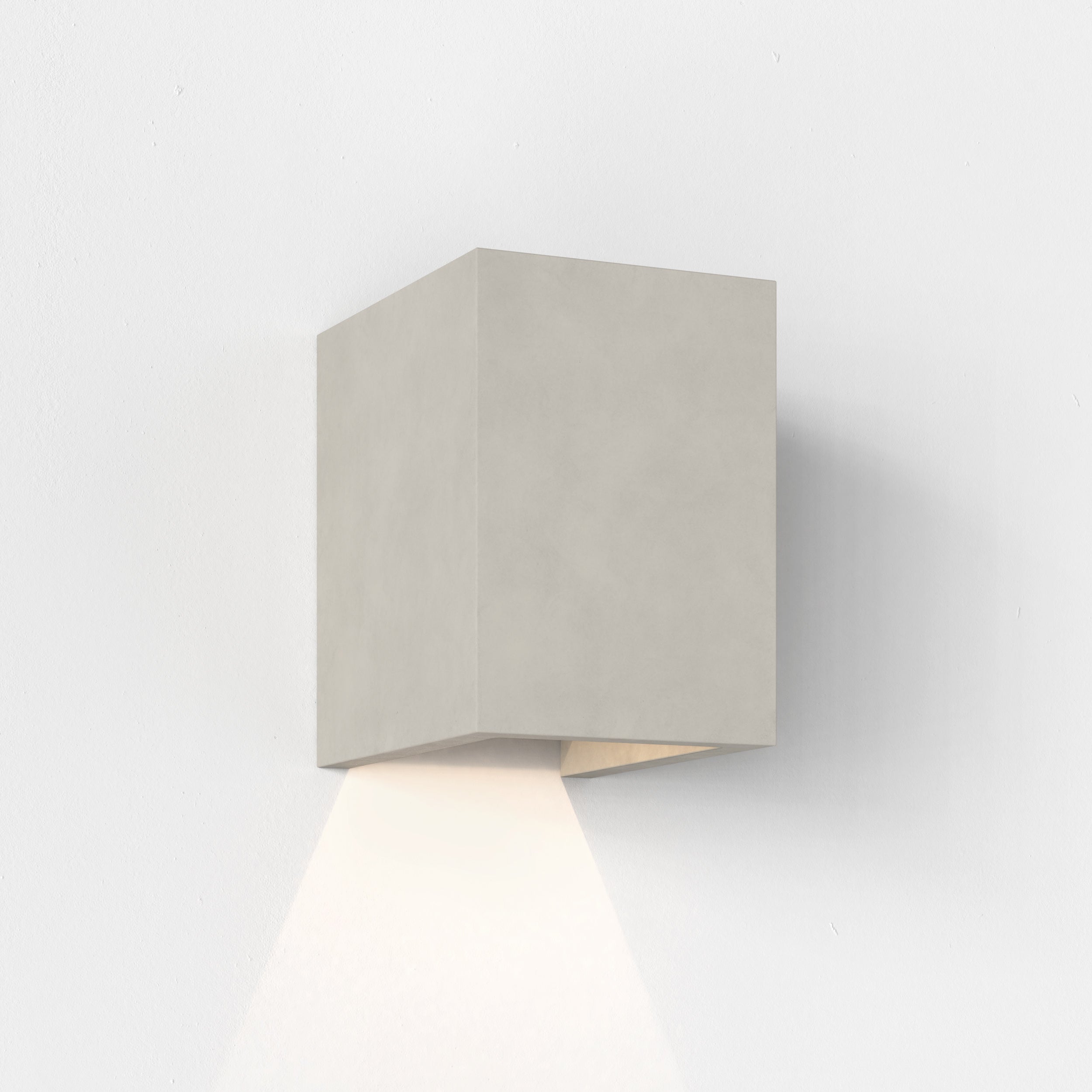 Astro Oslo 120 LED Coastal Wall Light in Matt Concrete IP65