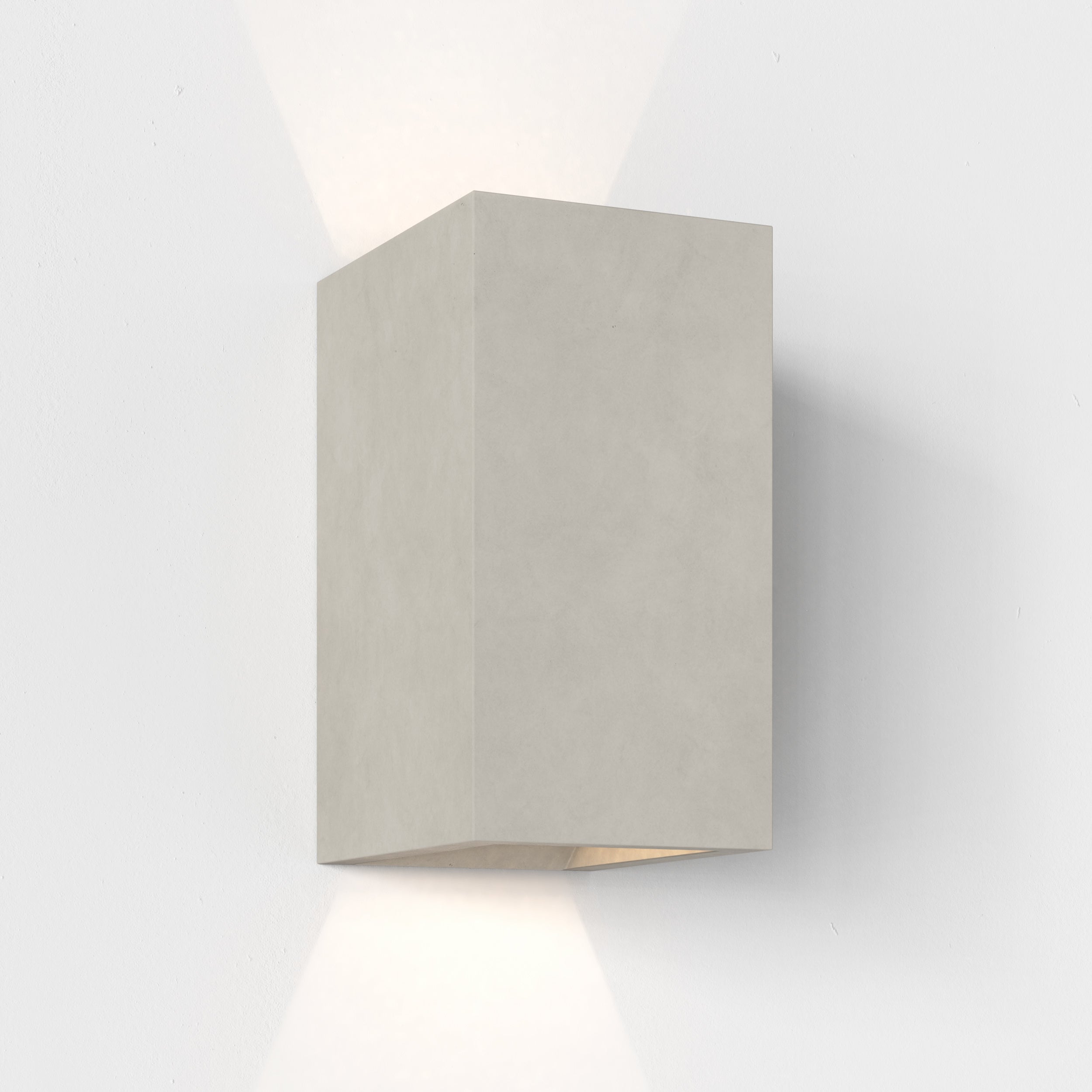 Astro Oslo 160 LED Coastal Wall Light in Matt Concrete IP65