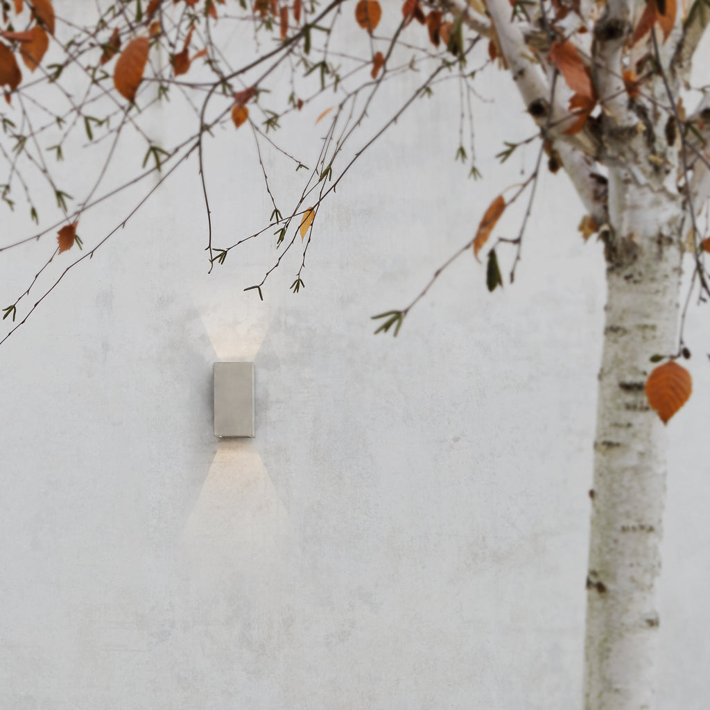 Astro Oslo 160 LED Coastal Wall Light in Matt Concrete IP65