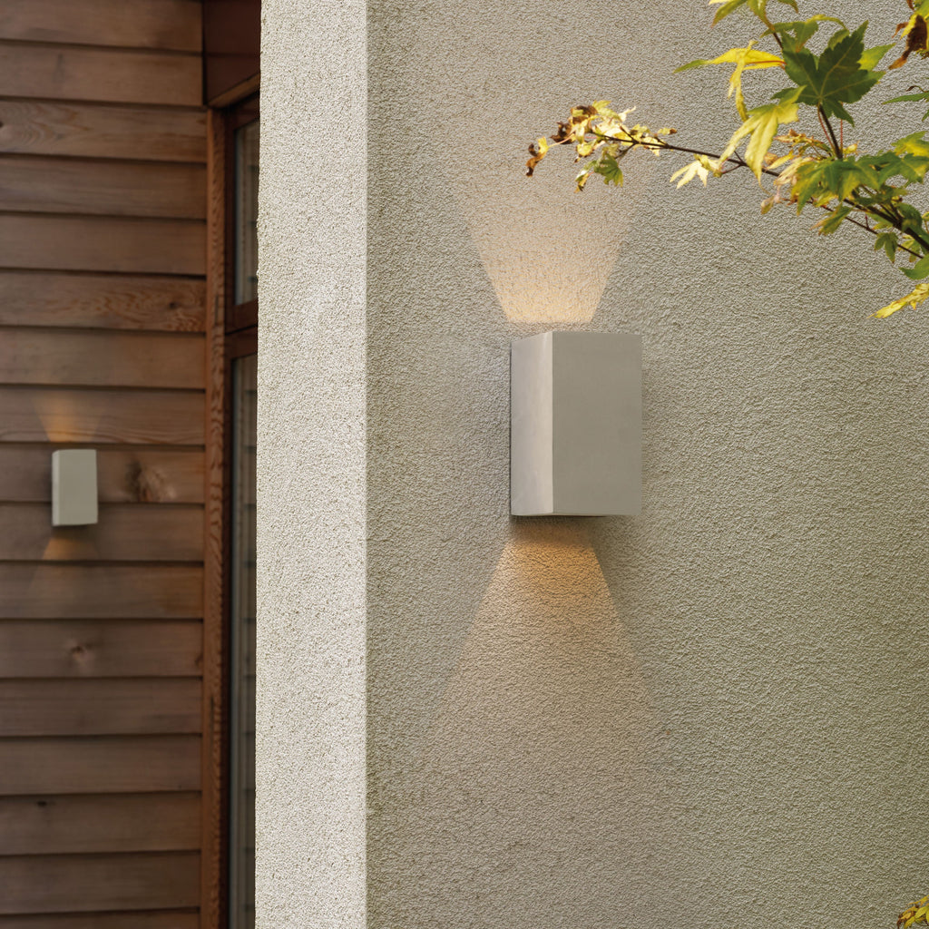 Astro Oslo 160 LED Coastal Wall Light in Matt Concrete IP65