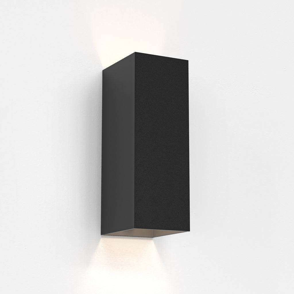 Astro Oslo 255 LED Outdoor Wall Light in Textured Black IP65