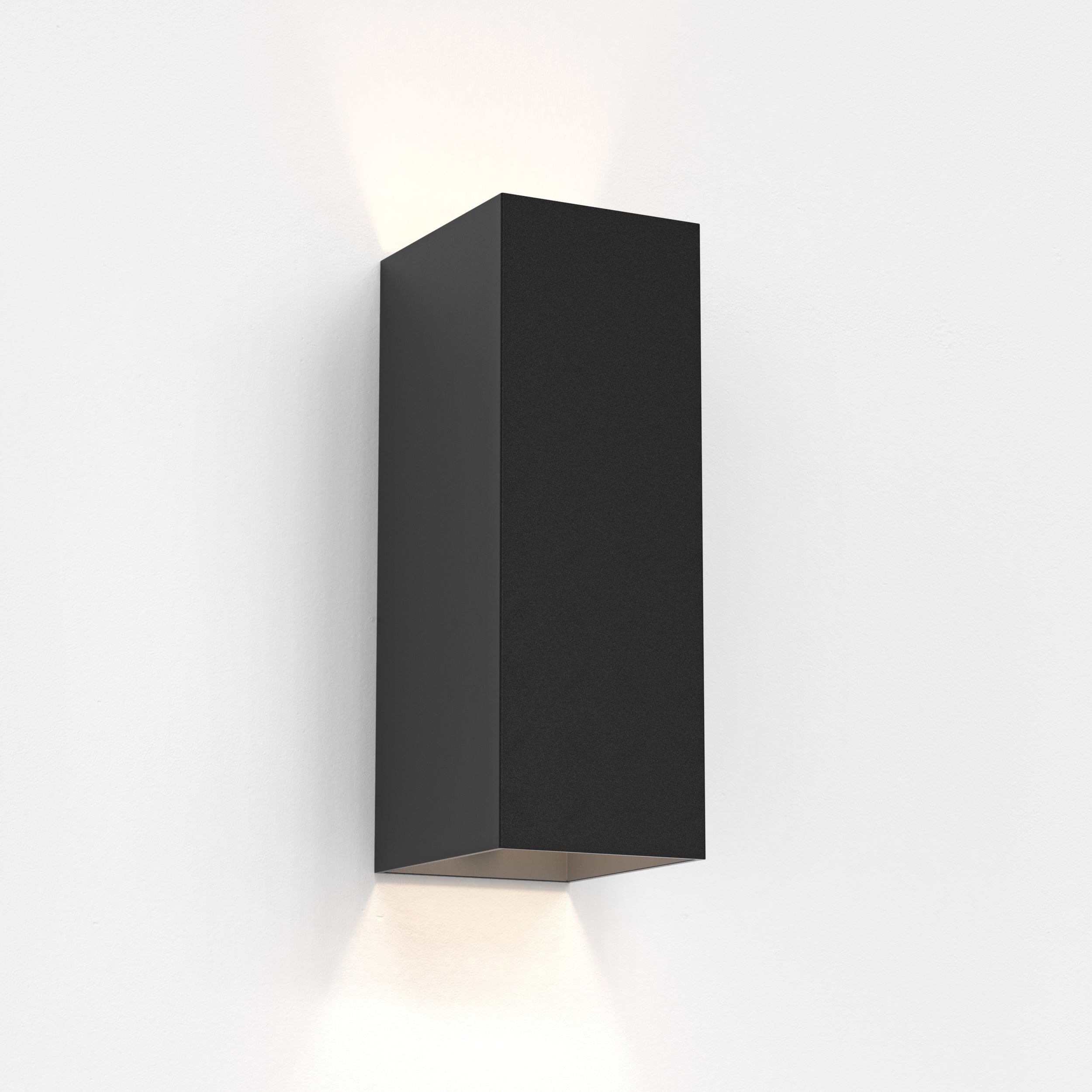 Astro Oslo 255 LED Outdoor Wall Light in Textured Black IP65