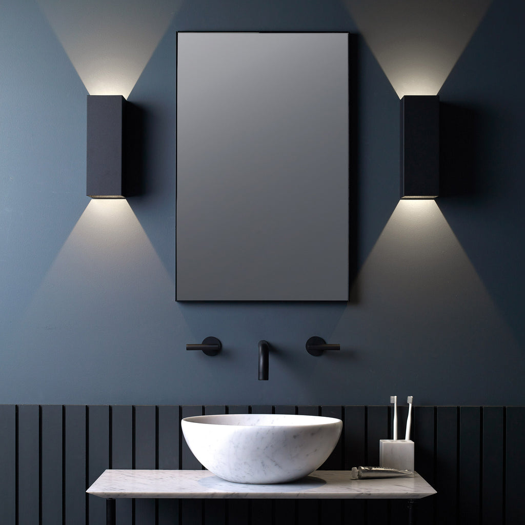 Astro Oslo 255 LED Outdoor Wall Light in Textured Black IP65