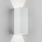 Astro Oslo 255 LED Outdoor Wall Light in Textured White IP65