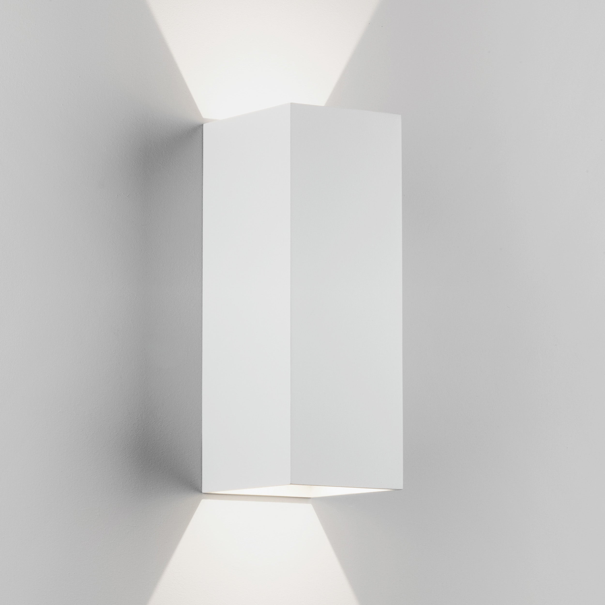 Astro Oslo 255 LED Outdoor Wall Light in Textured White IP65