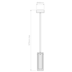 Astro Ottavino Bathroom Pendant Light in Polished Chrome
