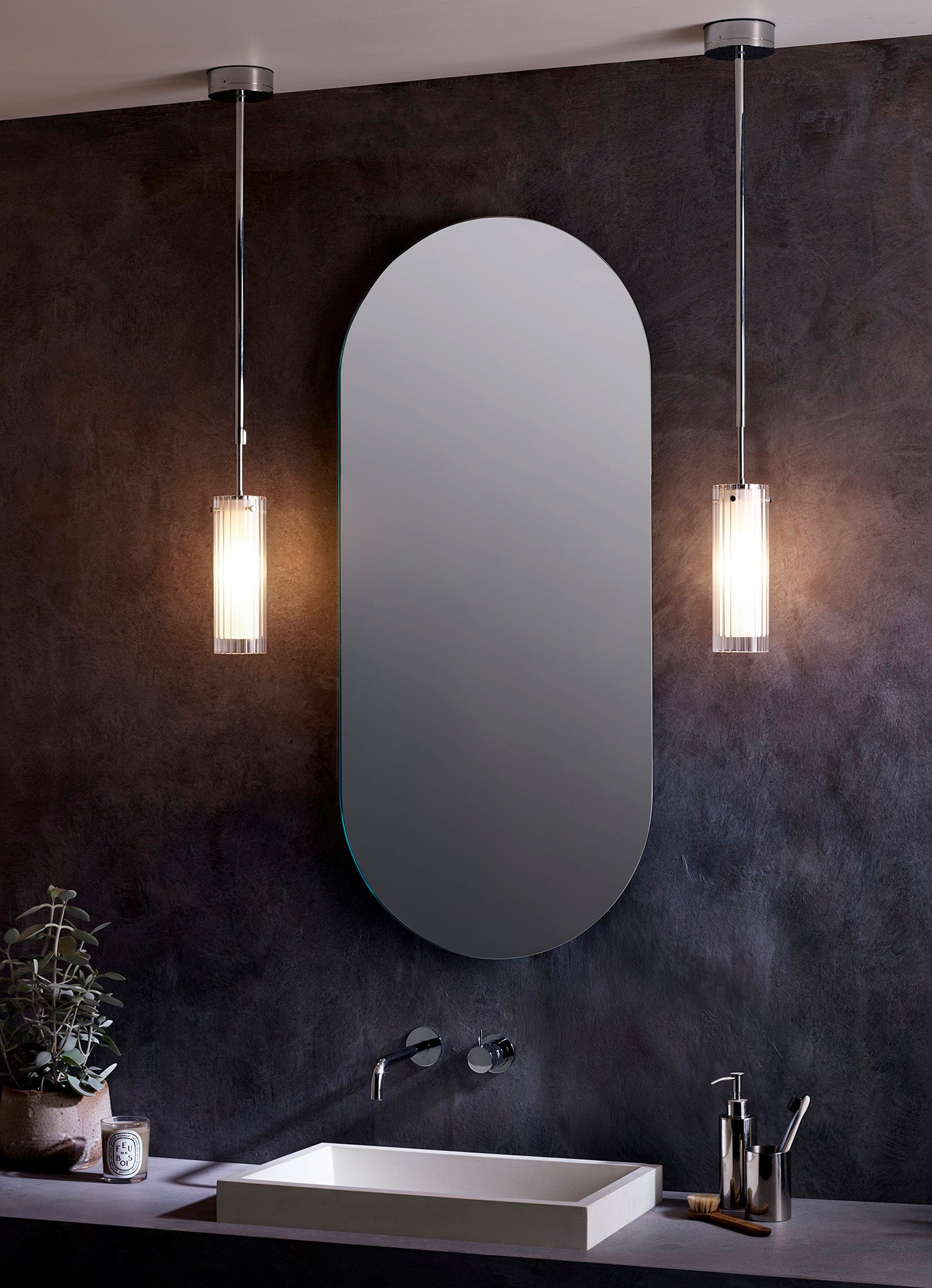 Astro Ottavino Bathroom Pendant Light in Polished Chrome