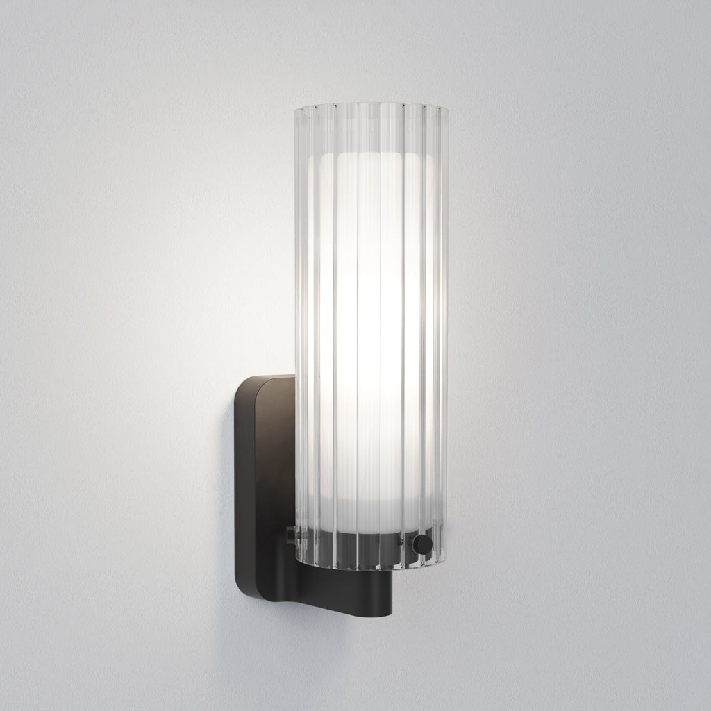 Astro Ottavino Bathroom Wall Light in Matt Black