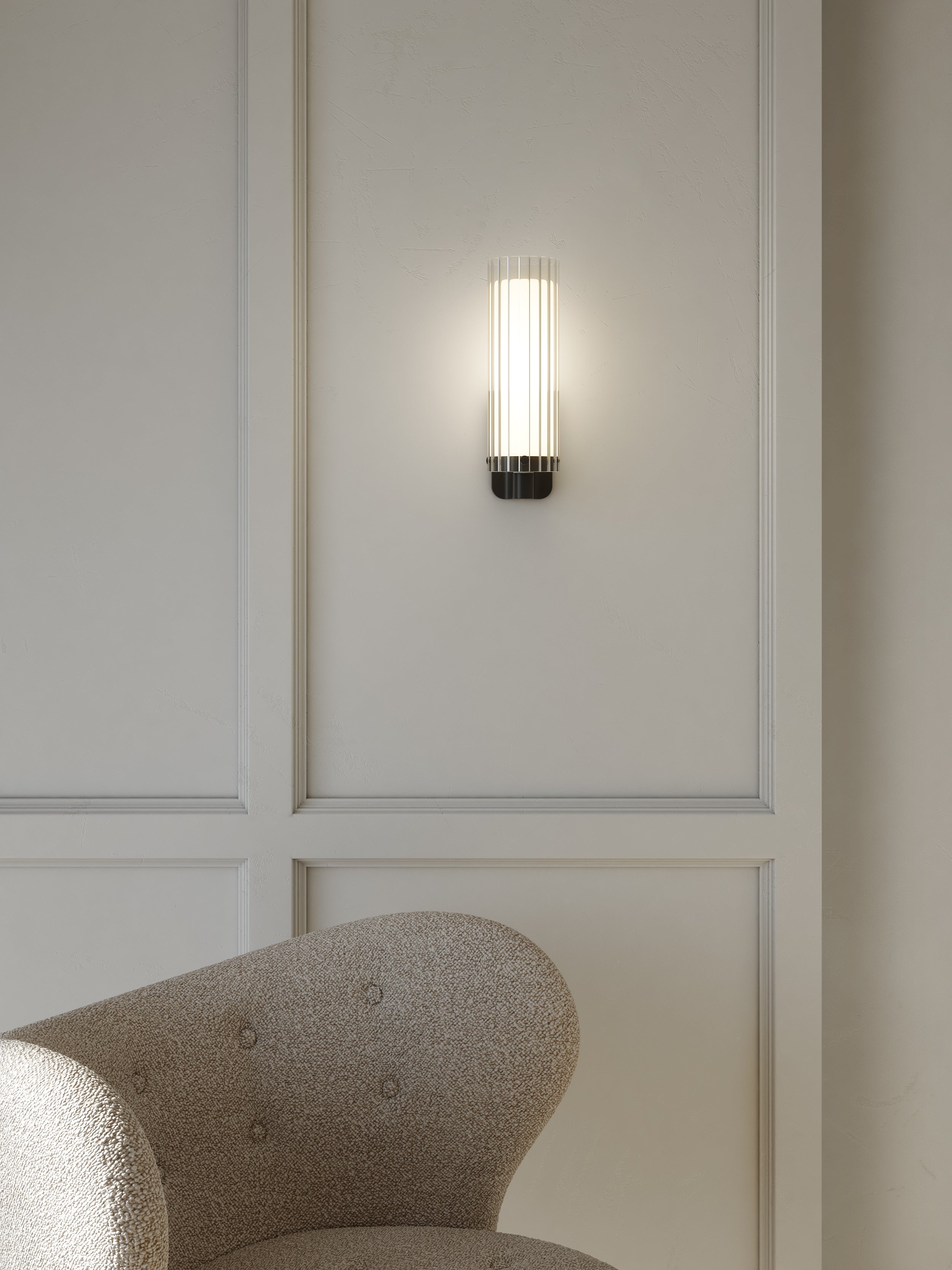 Astro Ottavino Bathroom Wall Light in Matt Black