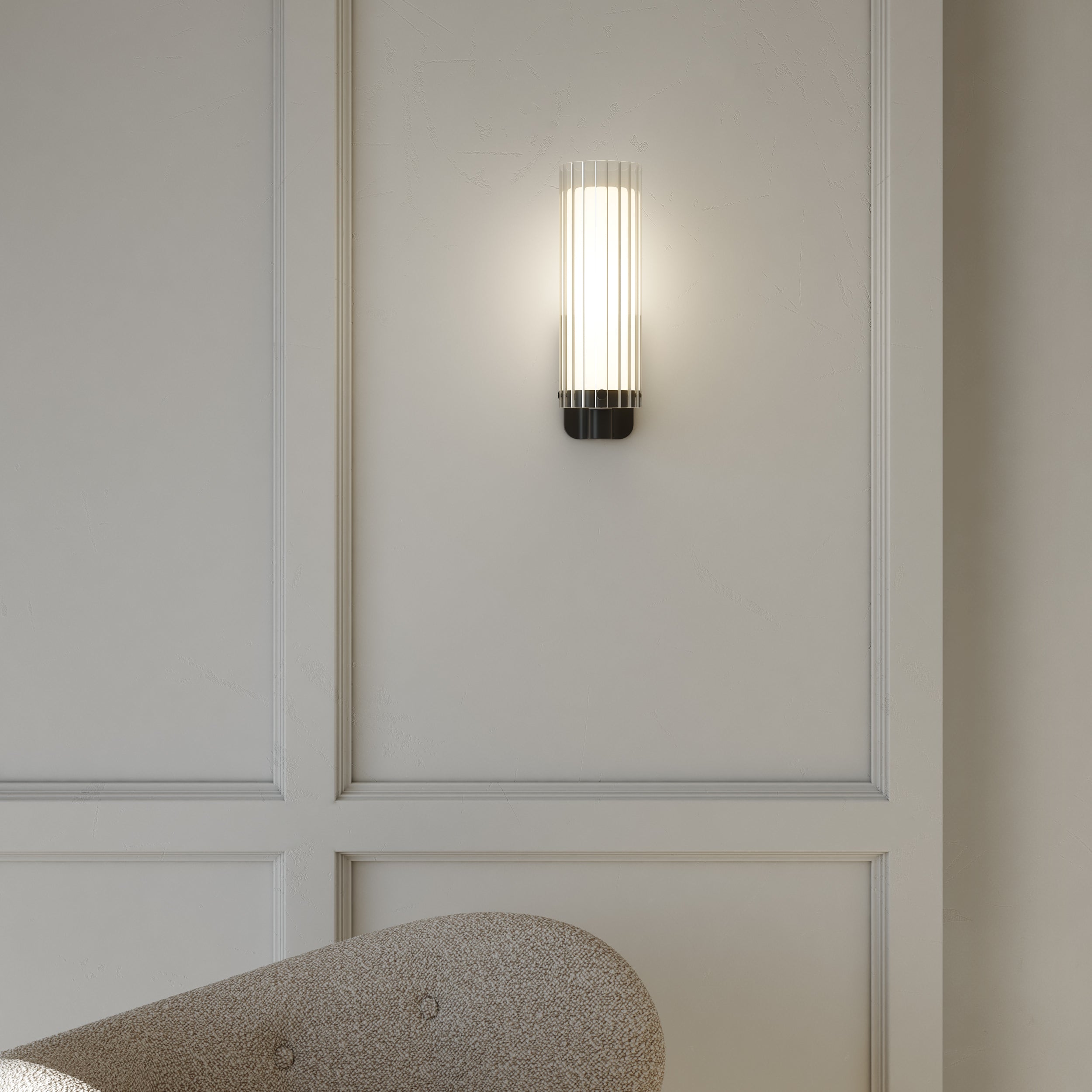Astro Ottavino Bathroom Wall Light in Matt Black
