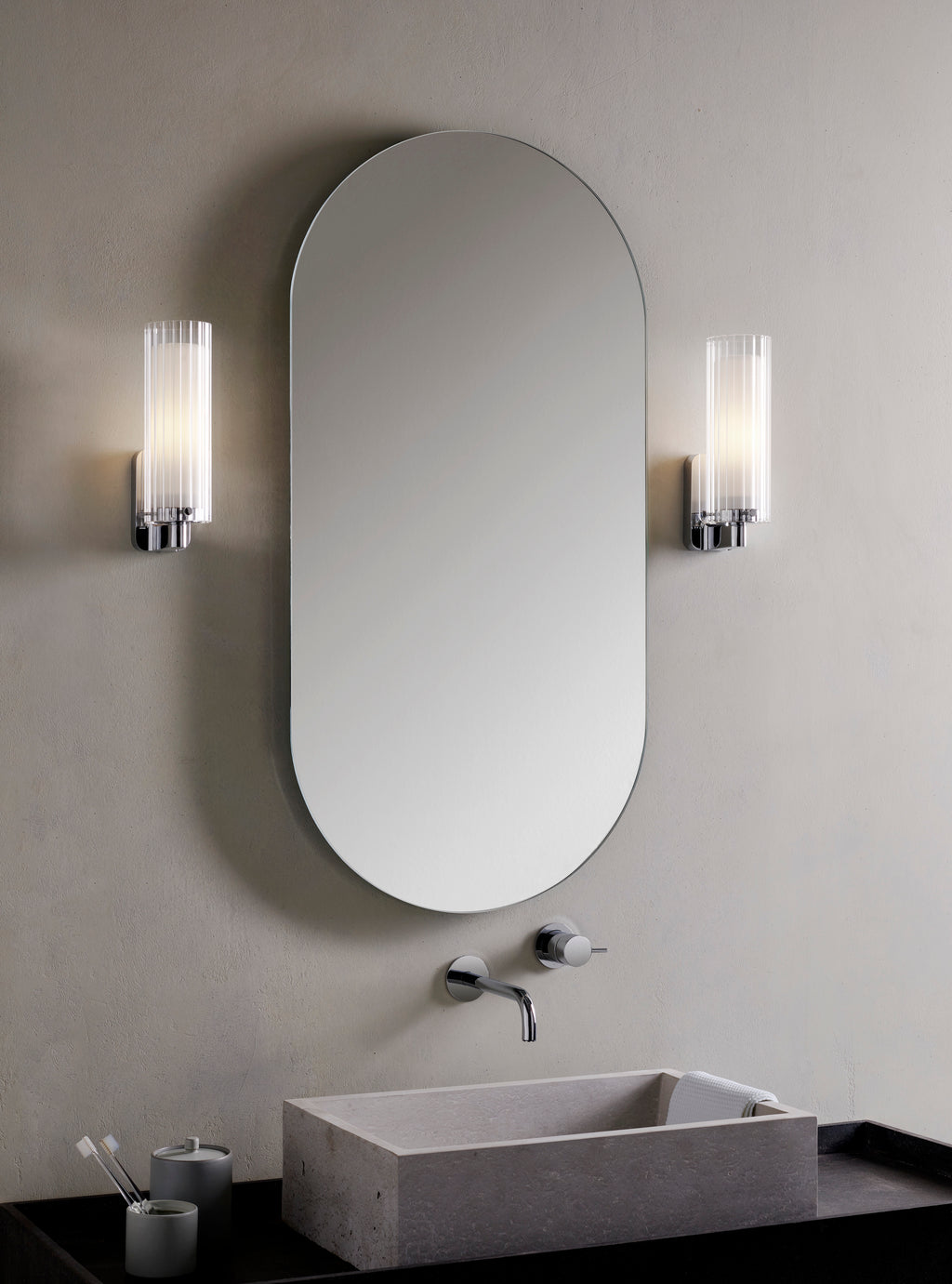 Astro Ottavino Bathroom Wall Light in Polished Chrome
