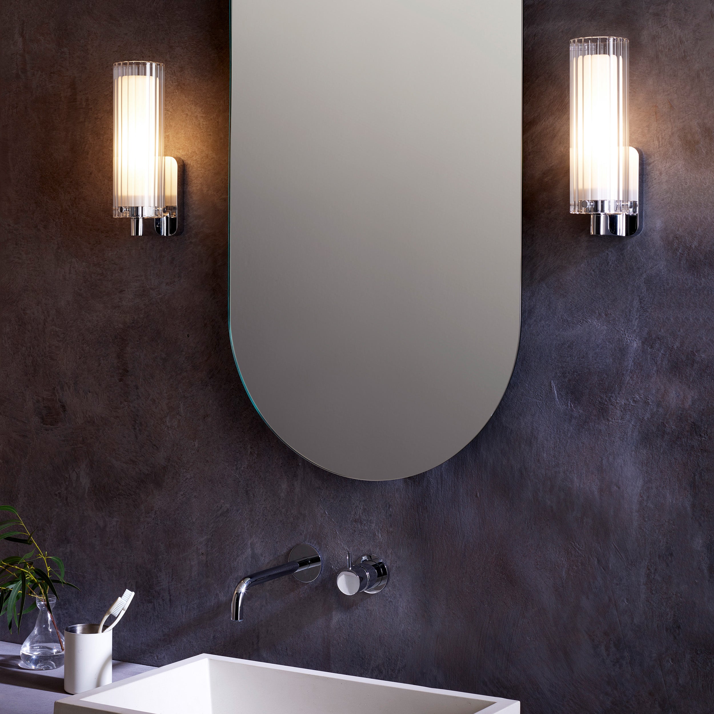 Astro Ottavino Bathroom Wall Light in Polished Chrome