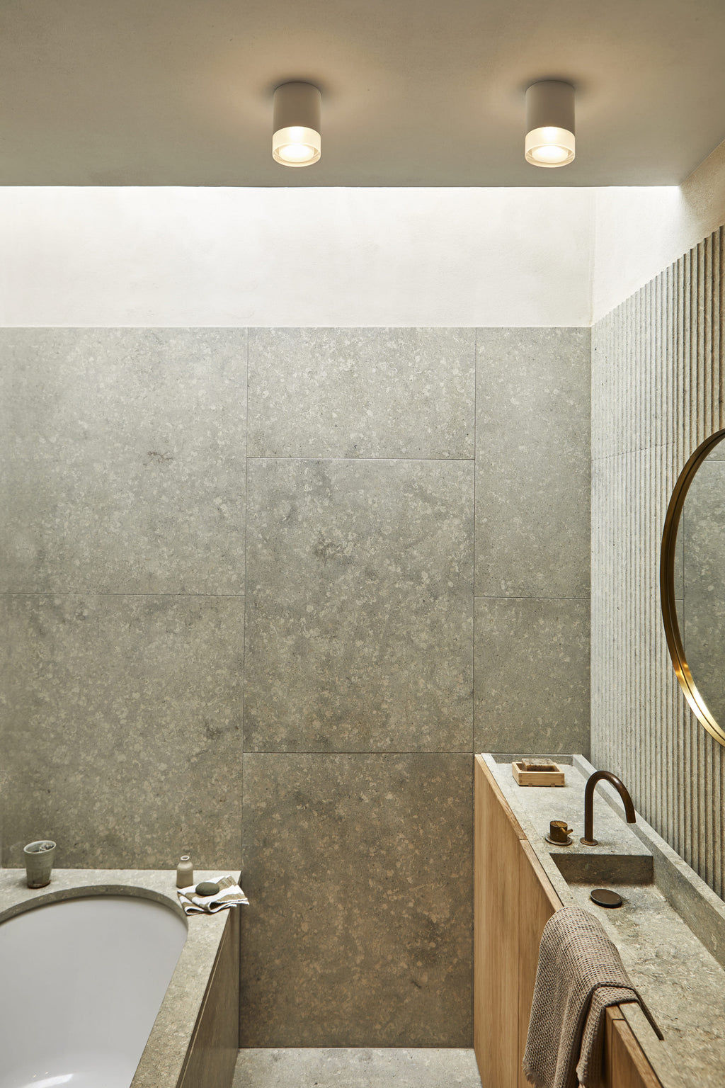 Astro Ottawa Bathroom Downlight in Matt White IP65