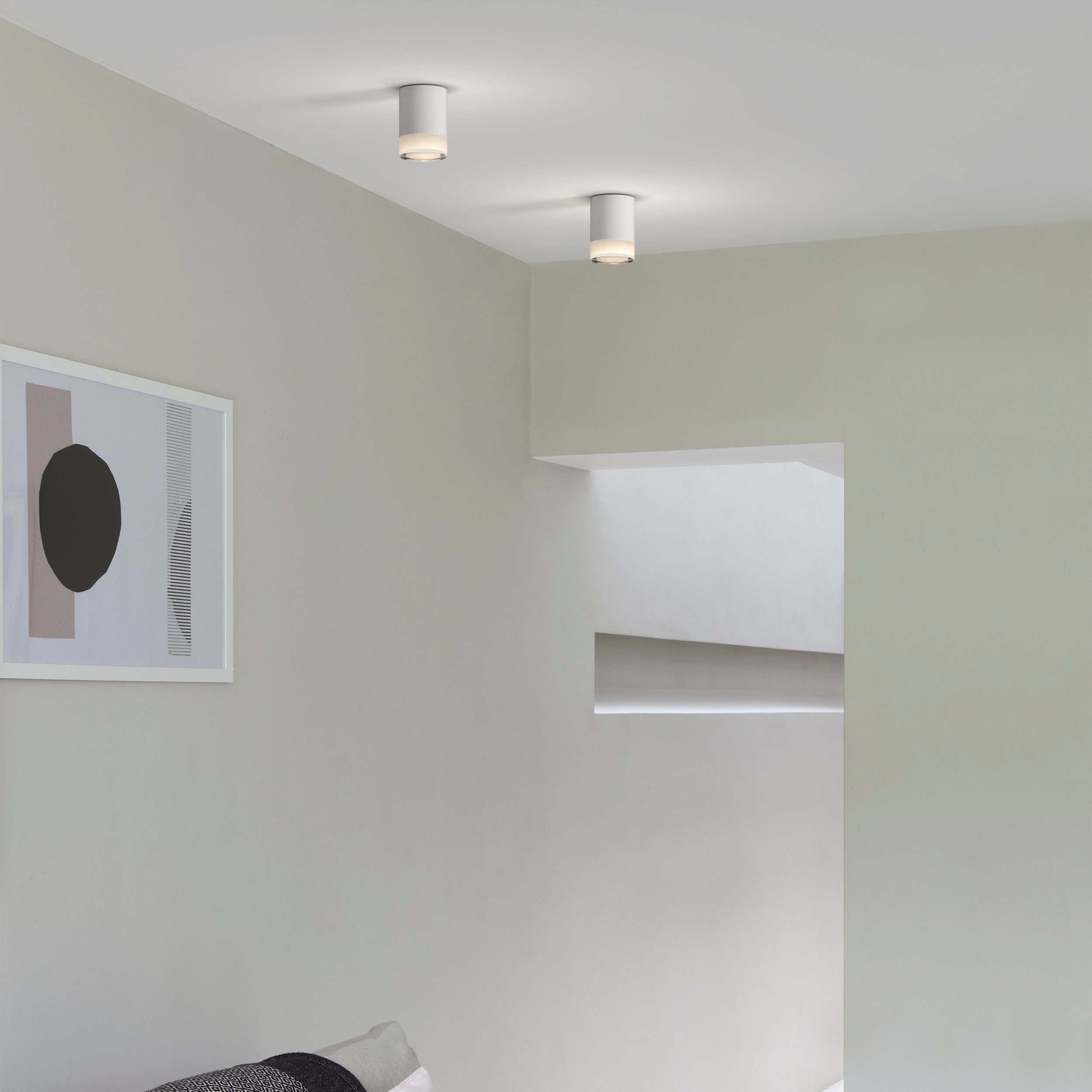 Astro Ottawa Bathroom Downlight in Matt White IP65