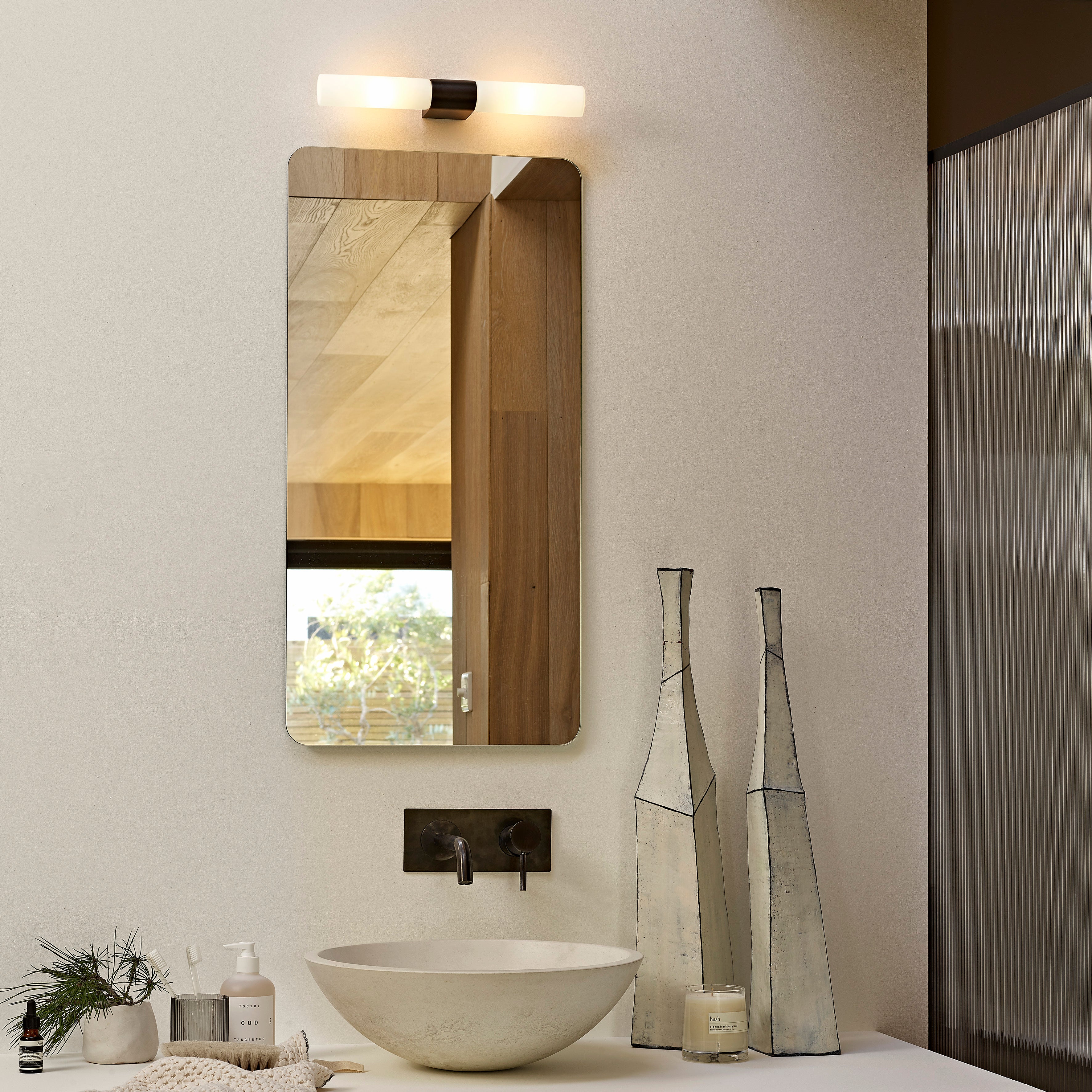 Astro Padova Bathroom Wall Light in Matt Black