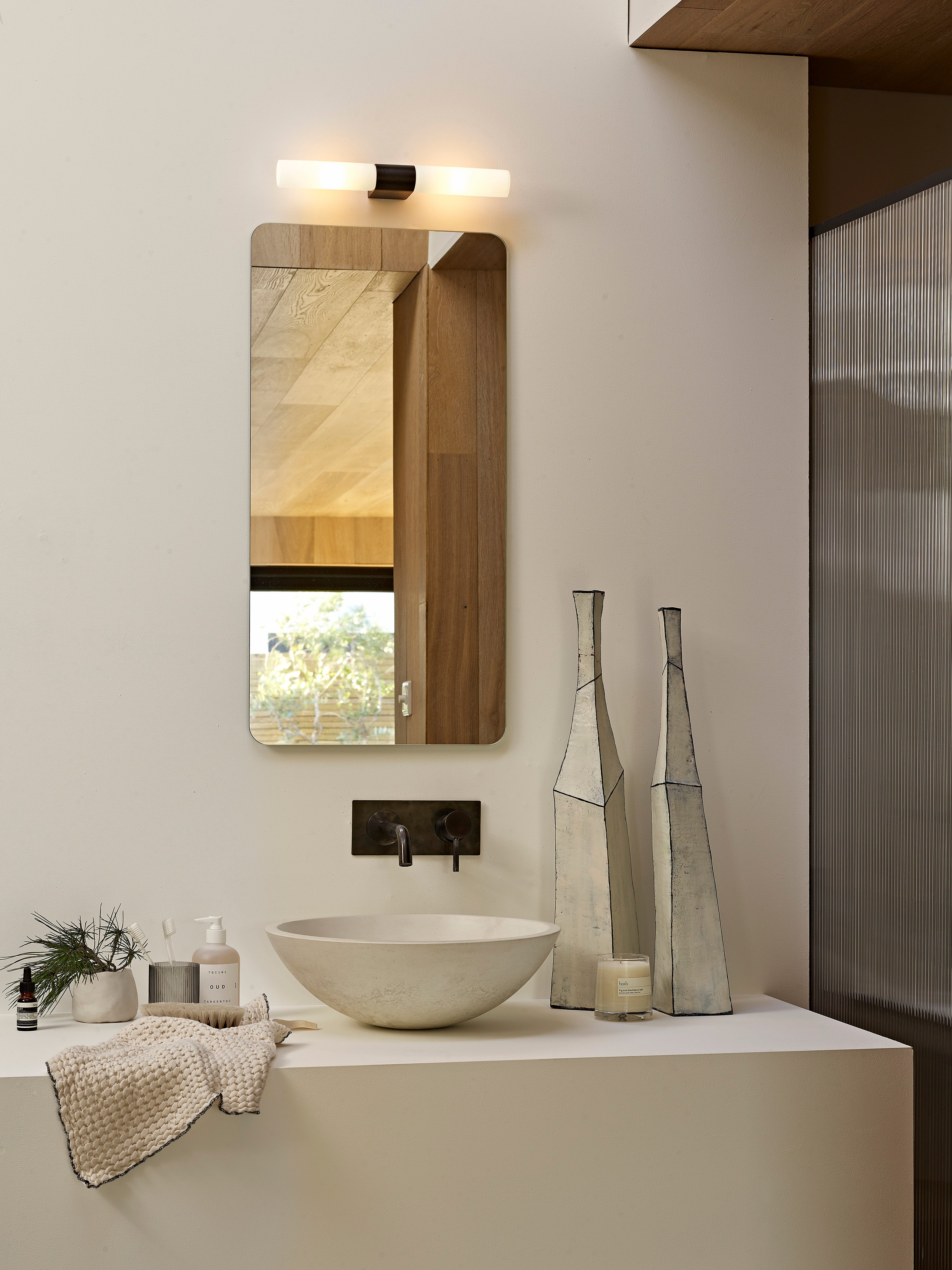 Astro Padova Bathroom Wall Light in Matt Black