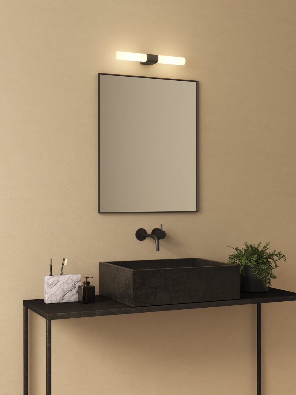 Astro Padova Bathroom Wall Light in Matt Black