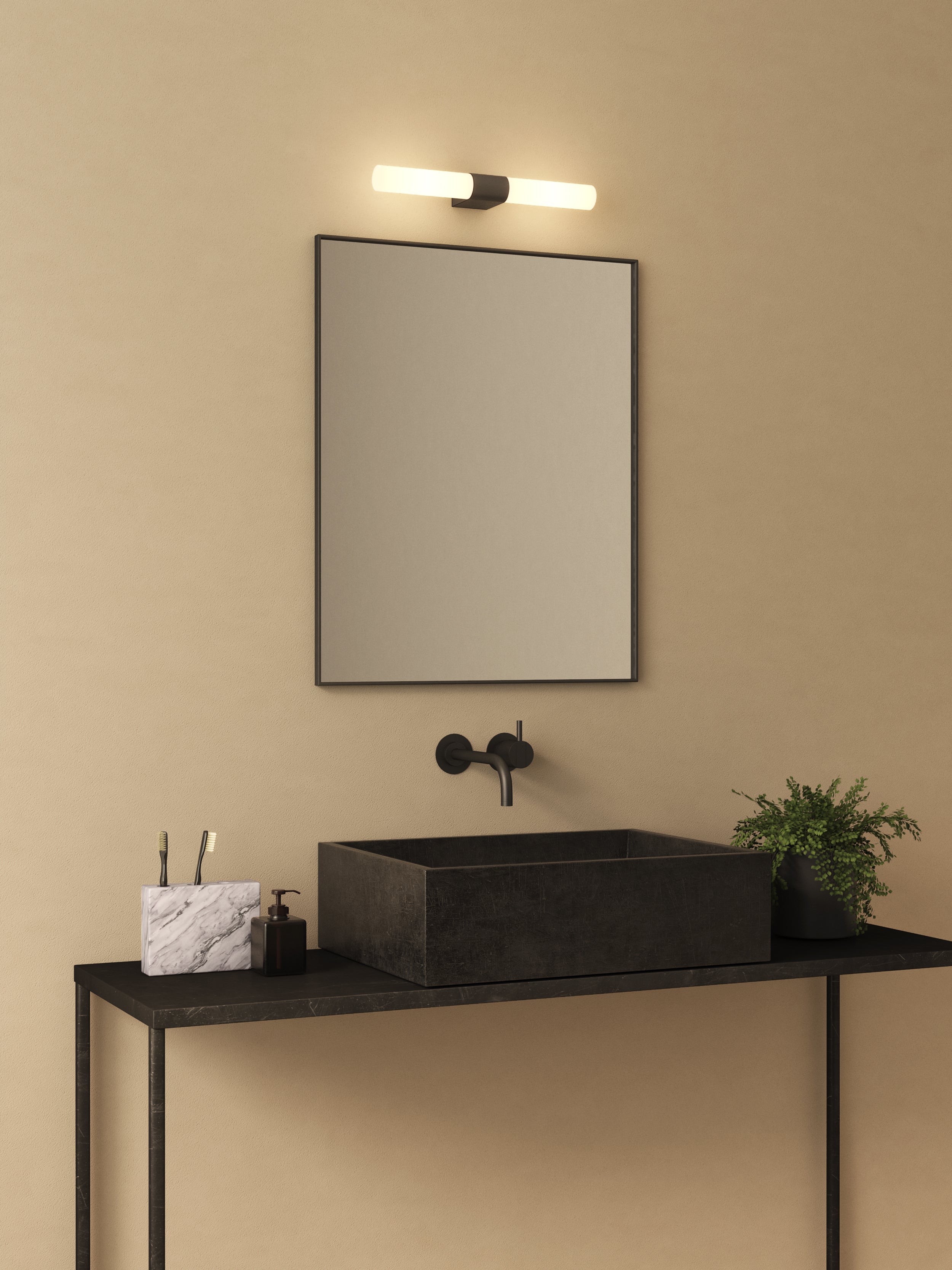 Astro Padova Bathroom Wall Light in Matt Black