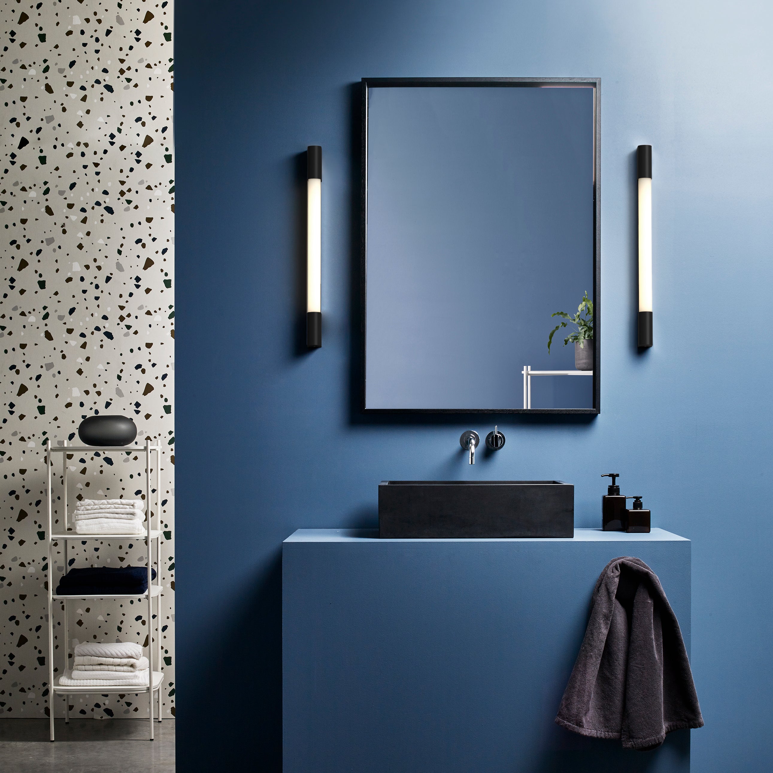 Astro Palermo 600 Bathroom Wall Light in Matt Black