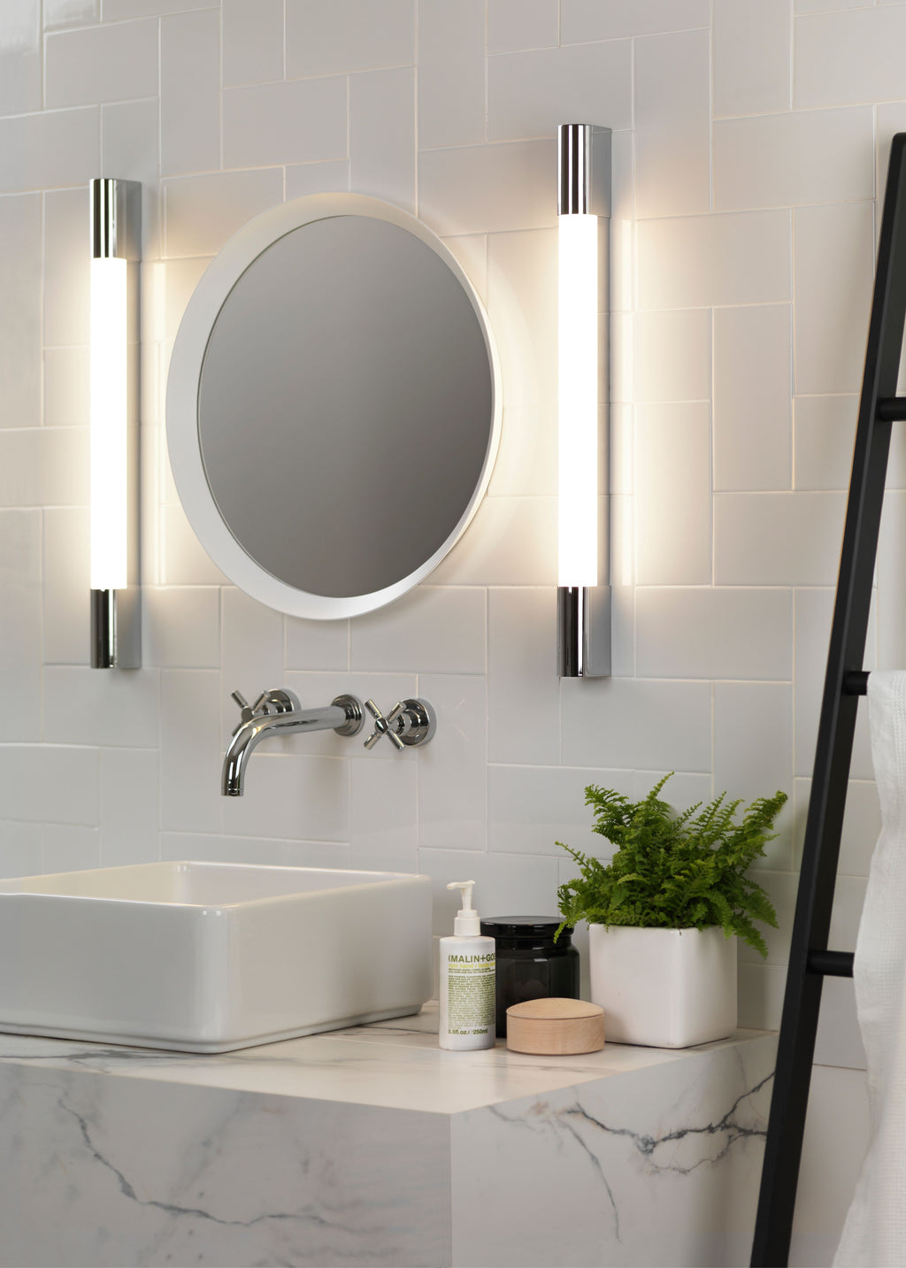 Astro Palermo 600 LED Bathroom Wall Light in Polished Chrome