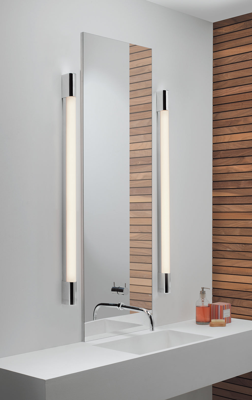 Astro Palermo 900 LED Bathroom Wall Light in Polished Chrome