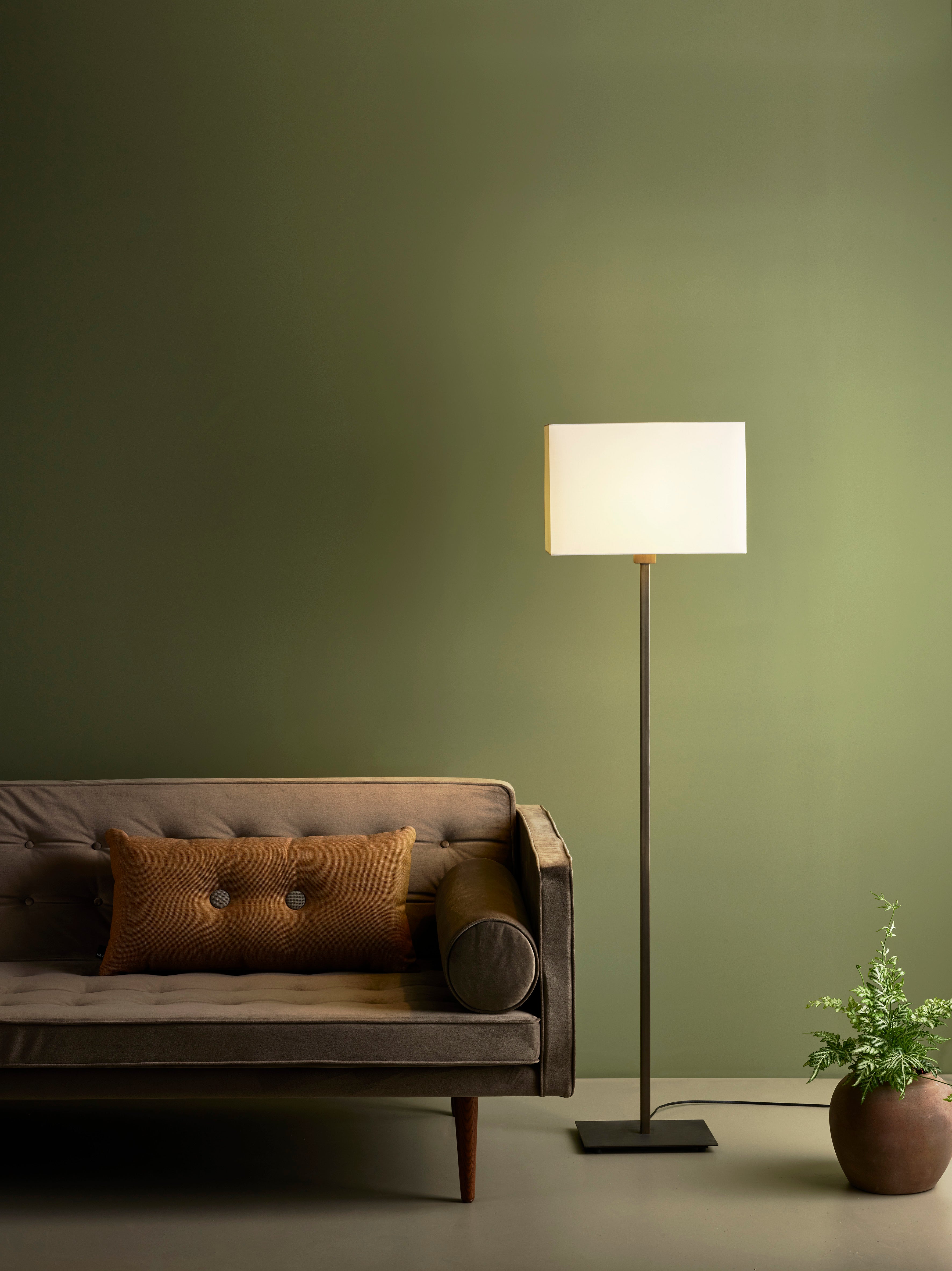 Astro Park Lane Floor Indoor Floor Lamp in Bronze SHADE NOT INCLUDED