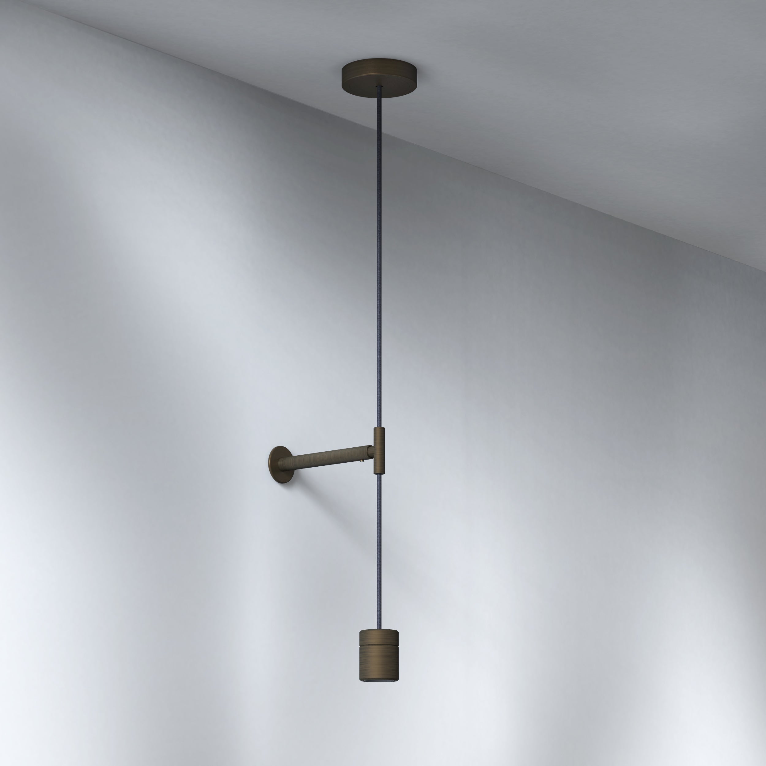 Astro Pendant Suspension Kit 3 in Bronze