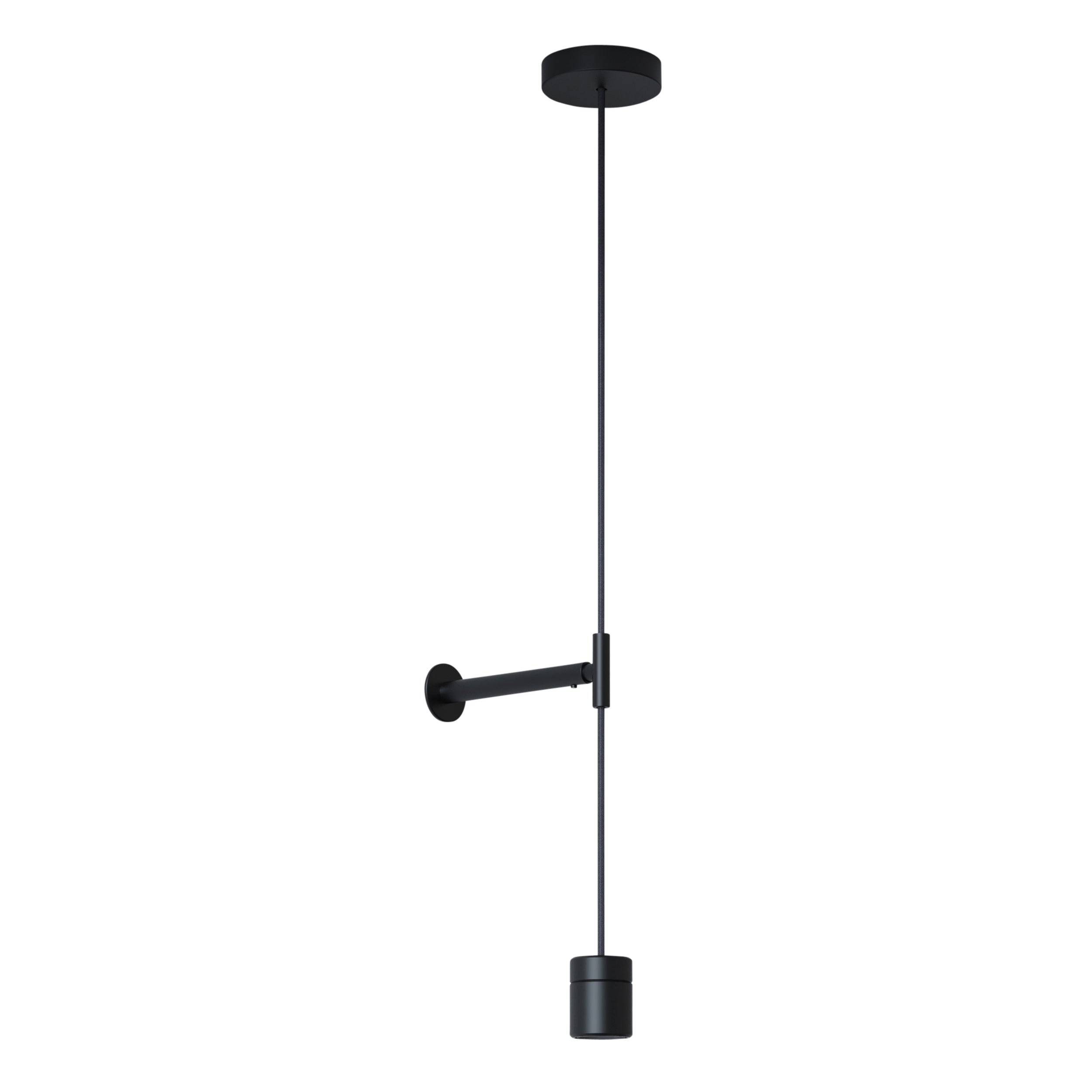 Astro Pendant Suspension Kit 3 in Matt Black