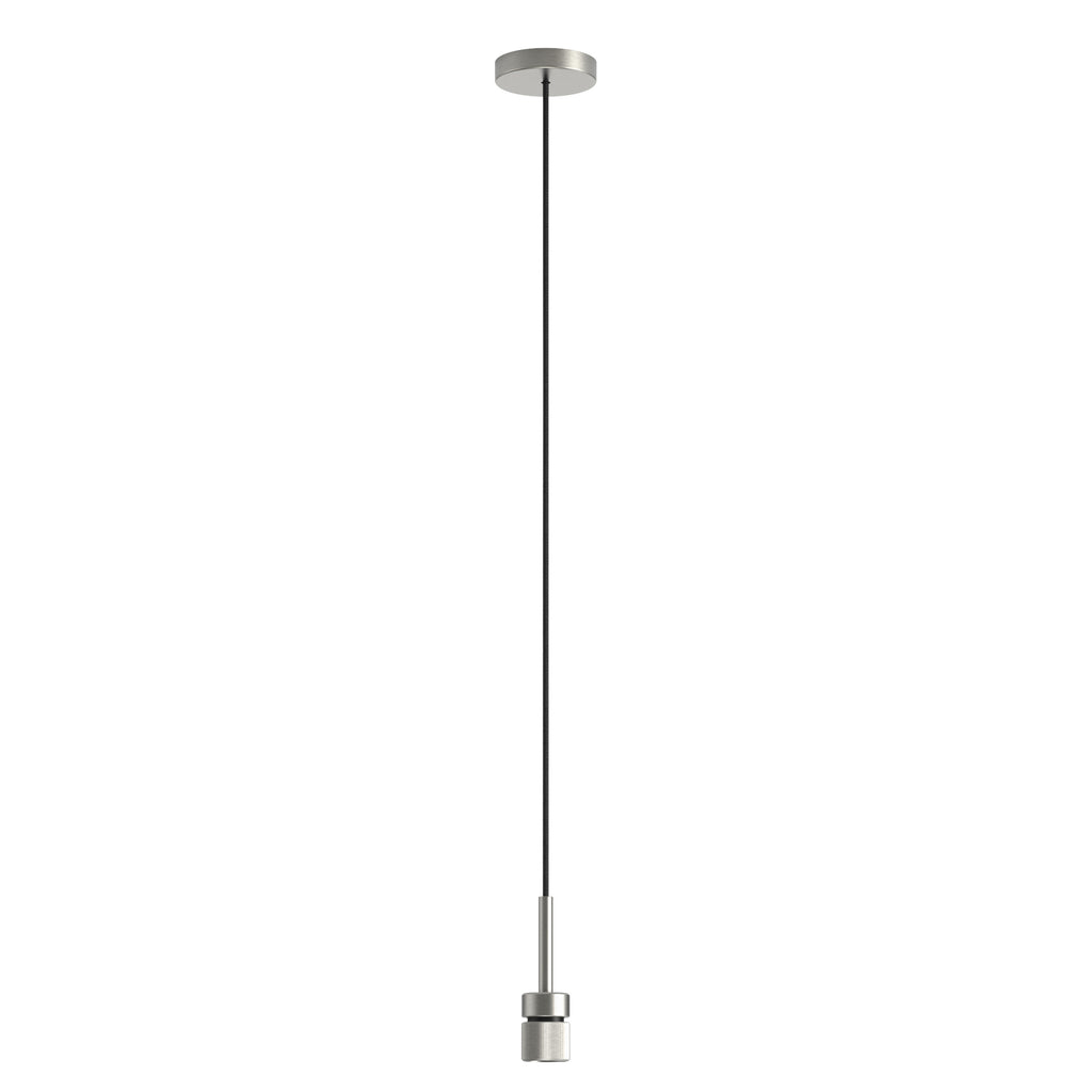 Astro Pendant Suspension Kit 4 Knurled in Matt Nickel