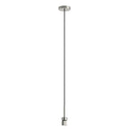 Astro Pendant Suspension Kit 4 Knurled in Matt Nickel