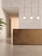 Astro Pendant Suspension Kit 4 Knurled in Matt Nickel